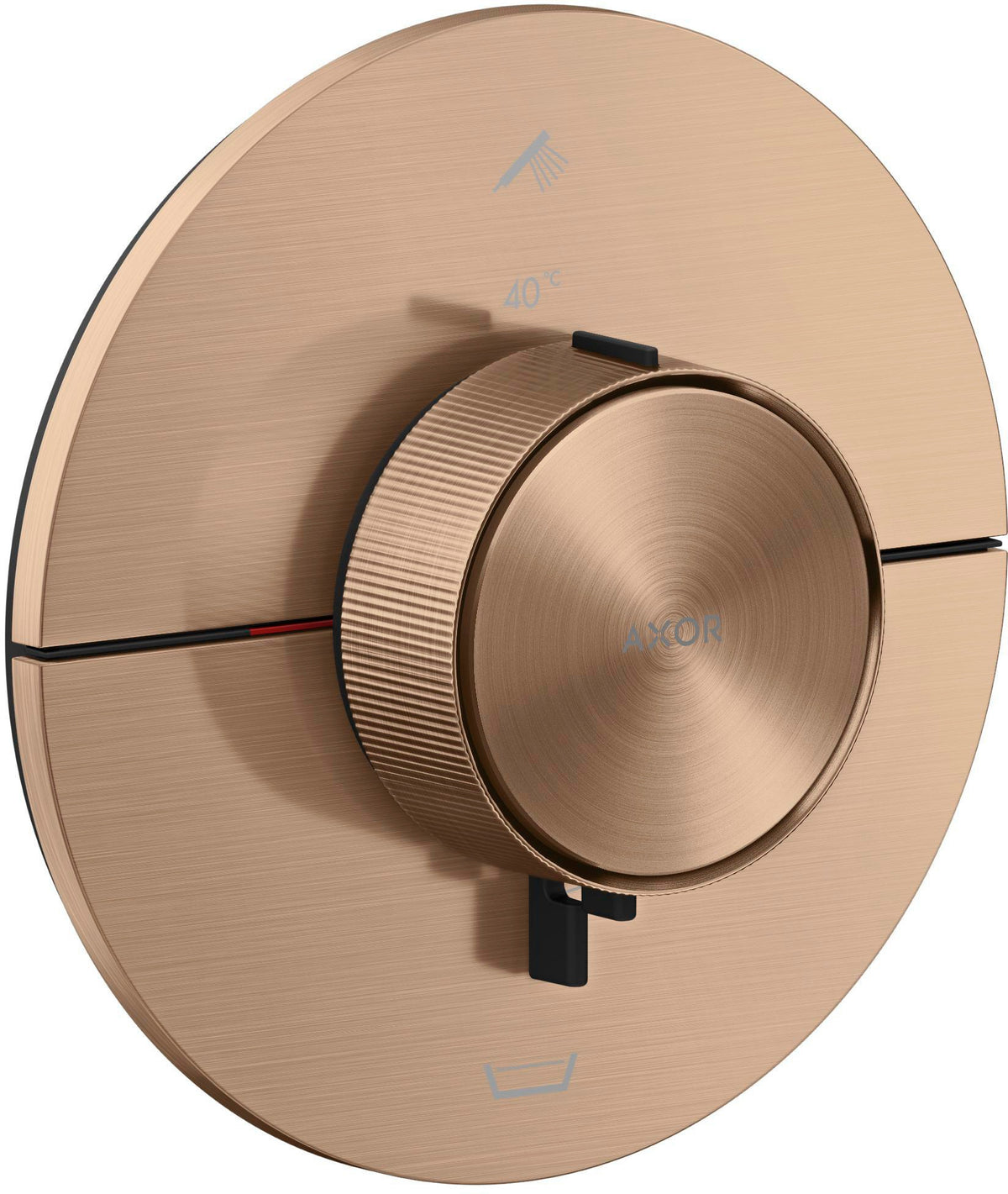 AXOR ShowerSelect ID Thermostat rund für 2 Verbraucher mit Sicherungskombination chrom