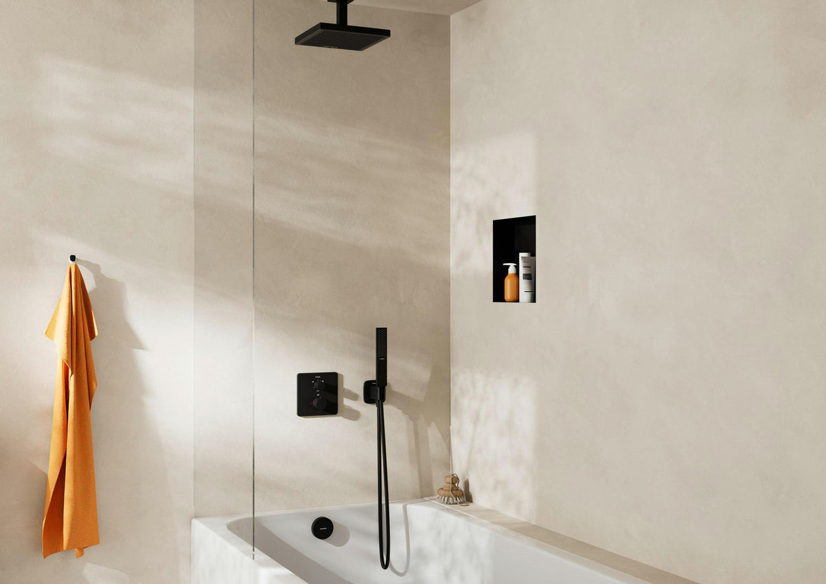 HANSGROHE Kopfbrause Pulsify E 260 1 jet EcoSmart – PowderRain Strahl, 260 mm, chrom