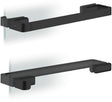 AXOR Universal Softsquare Duschtürgriff 444 mm mattschwarz – Metall, verdeckte Befestigung, vielseitig