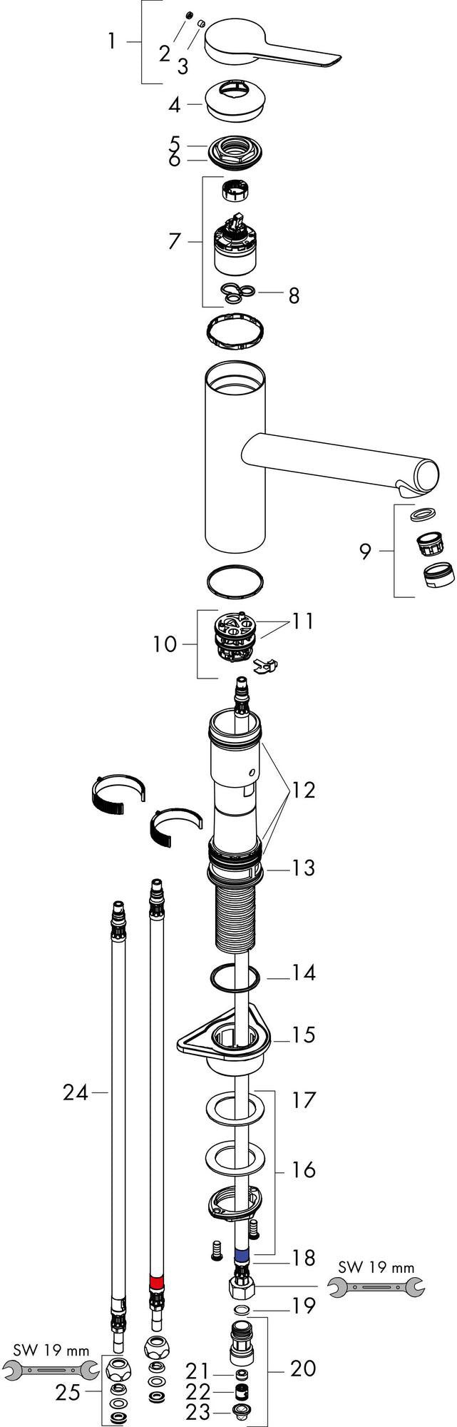 HANSGROHE Zesis M33 150 Einhebel-Spültischmischer Niederdruck Edelstahl