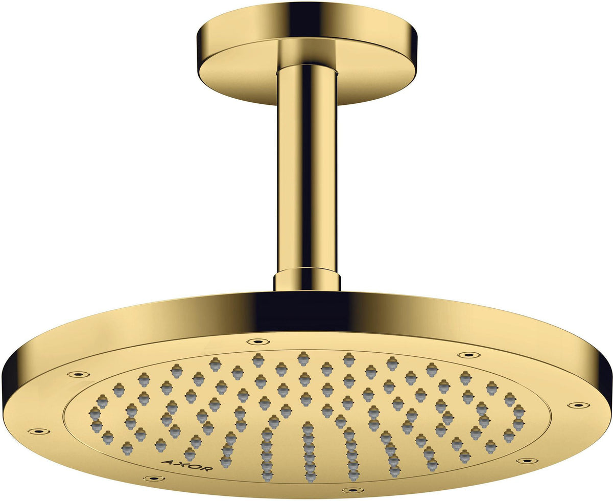 AXOR Kopfbrause 245 1jet EcoSmart Chrom – 245 mm Rain Strahl für Wand- und Deckenmontage