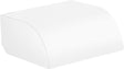 AXOR Universal Circular WC-Papierhalter mit Deckel, mattweiß, Wandmontage