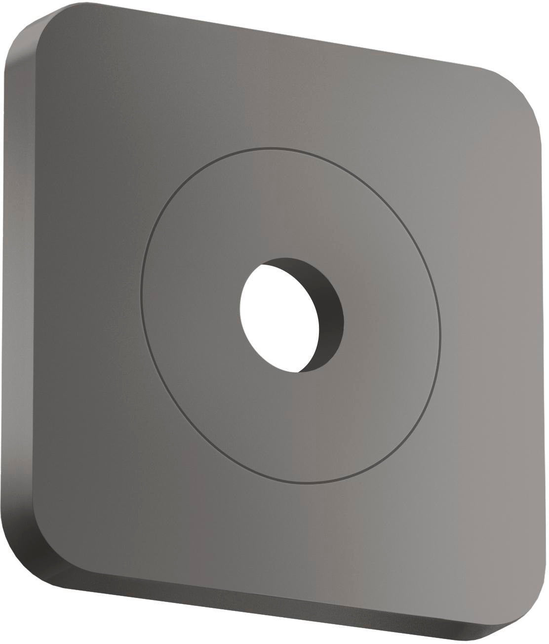 AXOR Citterio C Wandrosette 120x120 mm softsquare Chrom – Hochwertige Metall-Rosette für die Wandmontage