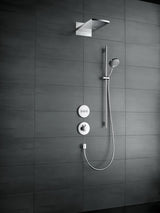HANSGROHE Raindance Rainfall 180 Air 2jet Kopfbrause DN15 weiß/chrom – 180 mm, 2 Strahlarten, Antikalk