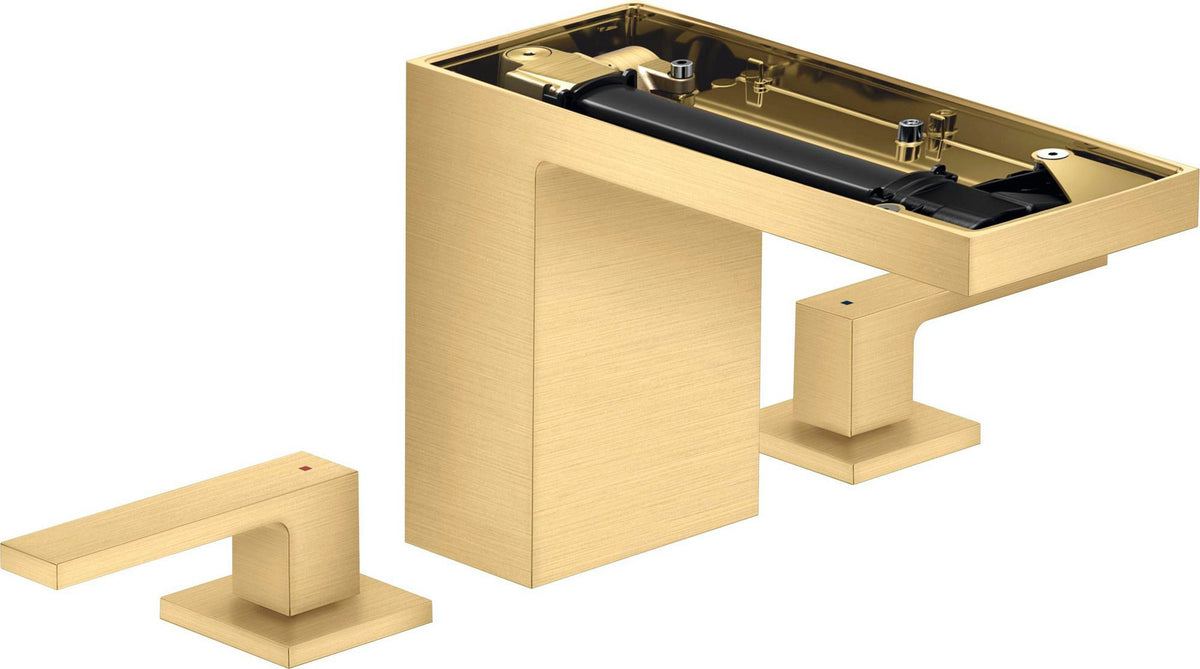 AXOR MYEDITION 110 3-Loch-Waschtischarmatur mit Push-Open Ablaufgarnitur in Chrom