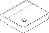 HANSGROHE Waschtisch Xanuia Q 550x480mm weiß SmartClean ohne Hahnloch mit Überlauf
