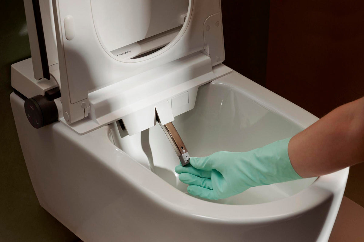 HANSGROHE Dusch-WC LavaPura Element S AquaHelix Flush mit HygieneEffect – Komplettset Wand-WC