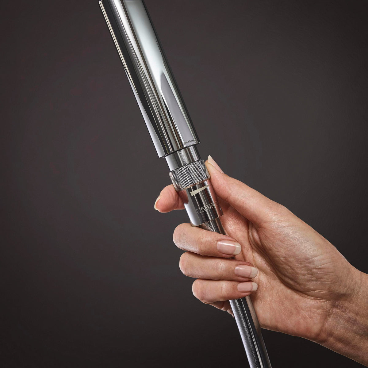 HANSGROHE ISIFLEX Brauseschlauch chrom mit Volumenkontrolle 1600 mm – Verdrehschutz & knickgeschützt
