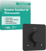 HANSGROHE Ecostat Comfort Q Thermostat UP Fertigset für 2 Verbraucher – Temperatur- und Volumensteuerung