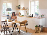 HANSGROHE Zesis M33 ComfortZone 150 Einhebel-Küchenmischer mit Ausziehbrause, 2 Strahlarten, Chrom