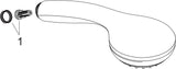 HANSGROHE HG Handbrause CROMETTA 85 MONO DN 15 chrom – 1 Strahlart, QuickClean Antikalk