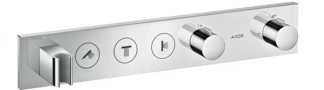 AXOR ShowerSolutions Select Thermostatmodul 530/90 Chrom – 3 Verbraucher, gleichzeitige Nutzung