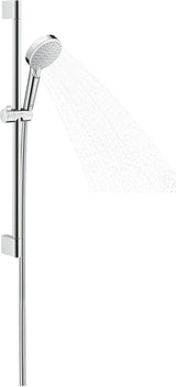 HANSGROHE Brauseset ECOSTAT 1001 CL COMBI Crometta, 650 mm Brausestange, weiß/chrom