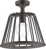 AXOR LampShower Nendo Kopfbrause mit Deckenanschluss und LED-Beleuchtung, Chrom, 275 mm