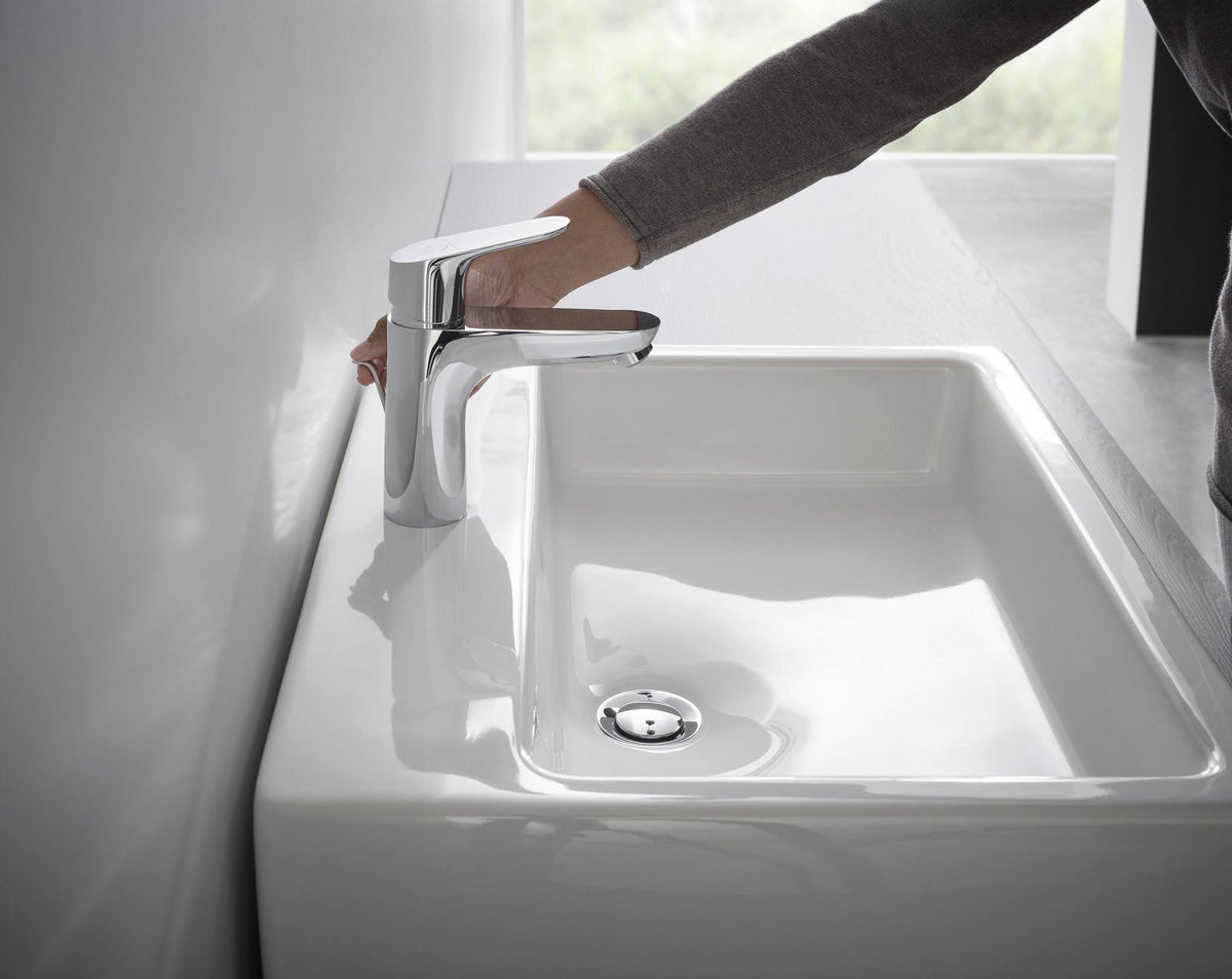 HANSGROHE Focus 100 LowFlow Einhebel-Waschtischmischer DN 15 mit Zugstange, chrom