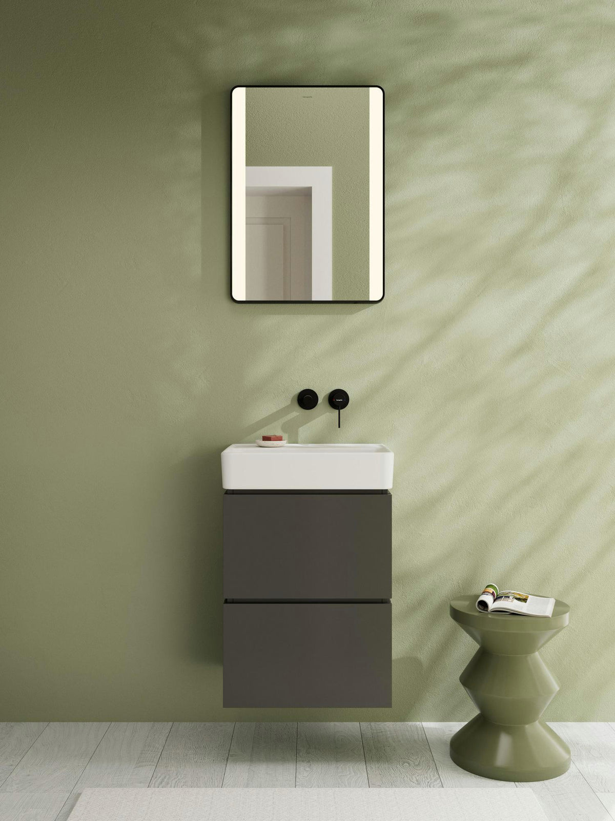 Hansgrohe Zesis S 2-Loch Waschtischmischer Unterputz F-Set 195 mm Auslauf Chrom