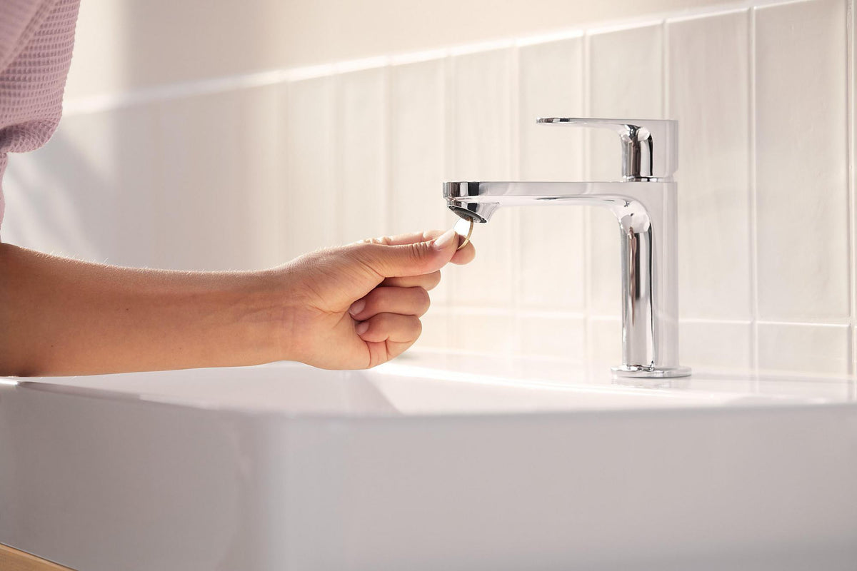 HANSGROHE Rebris S 110 CoolStart Einhebel-Waschtischmischer chrom – ohne Ablaufgarnitur