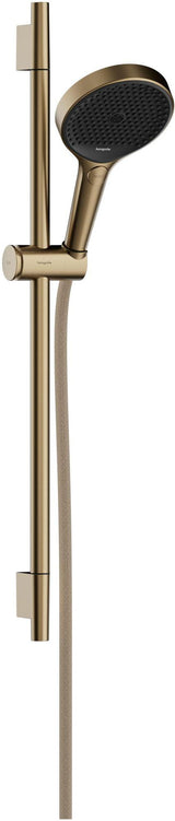 HANSGROHE Rainfinity 130 3jet Brauseset mit Unica S Puro 650mm Push Schieber, chrom