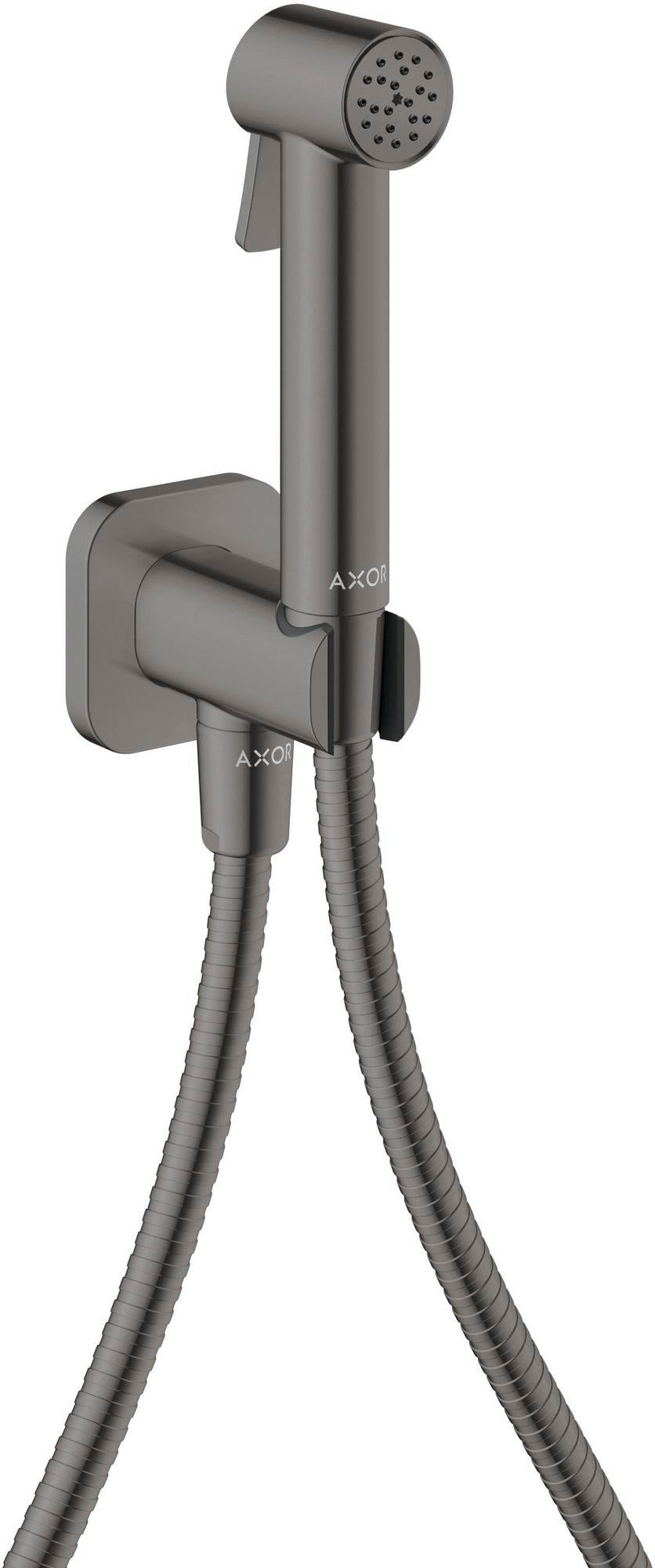 AXOR Bidette Handbrause Set mit Brausehalter und Metallbrauseschlauch 1250 mm, Kaltwasser, 1 Strahlart