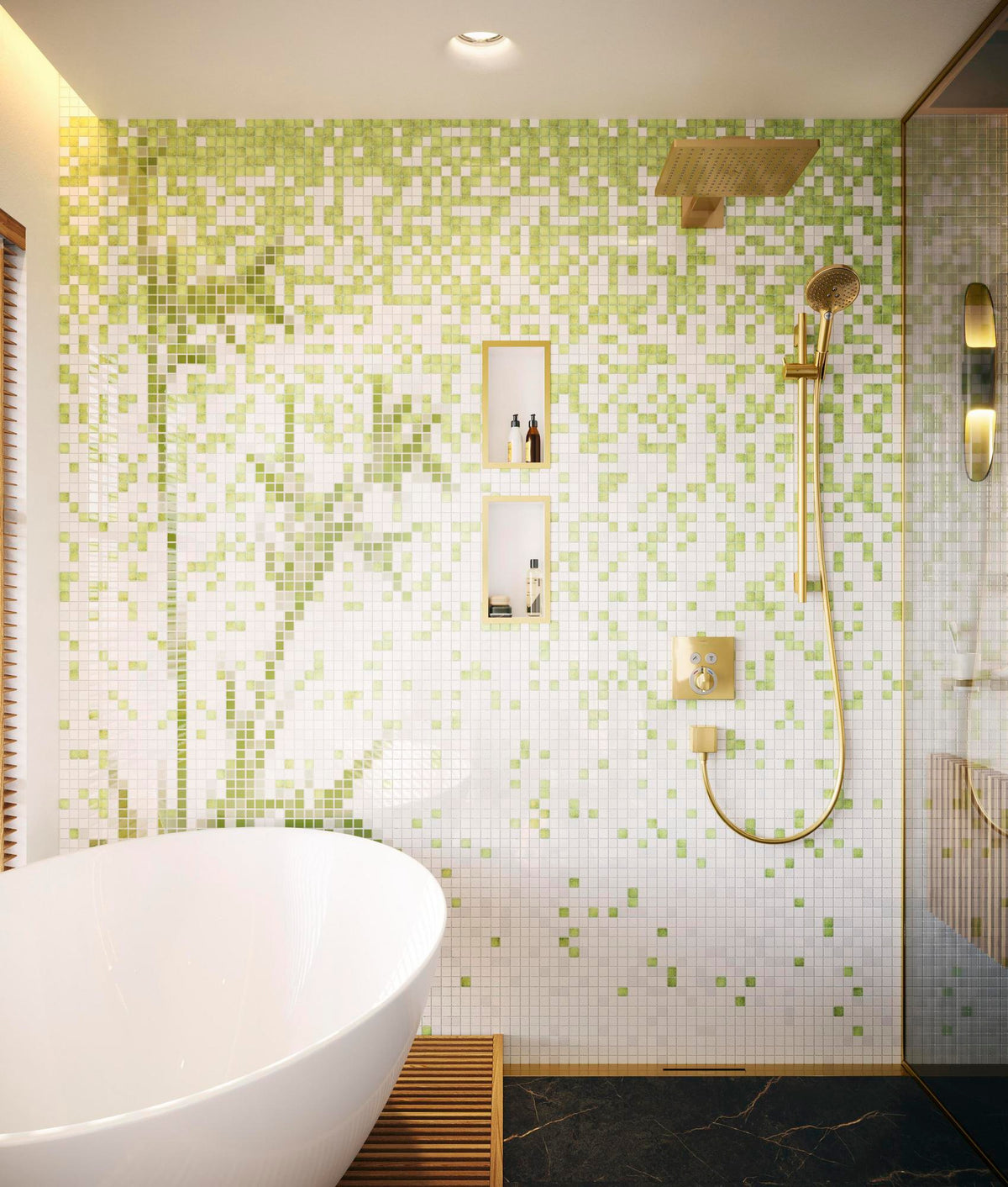 HANSGROHE Unica'S Puro Brausestange 900 mm mit Brauseschlauch 1600 mm Chrom