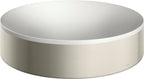 Edelstahl / stainless steel optic / Becken mittig, Designrahmen stainless steel optic