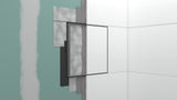 HANSGROHE XtraStoris Rock Einbau-Abfalleimer mit befliesbarer Tür 300 x 300 x 140 mm