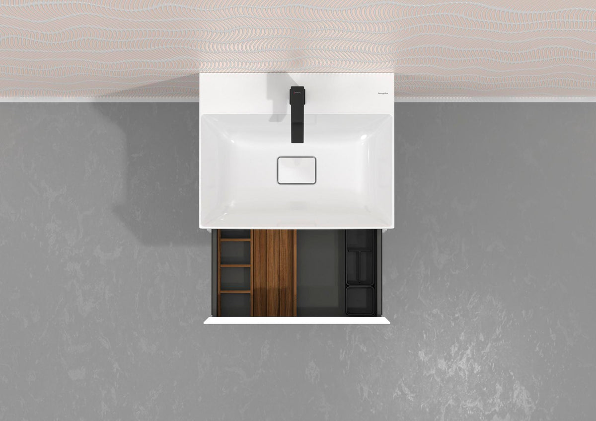 HANSGROHE IntraStoris Schubkasteninneneinteilung Basis Set 100/345 mattschwarz für Xelu & Xevolos