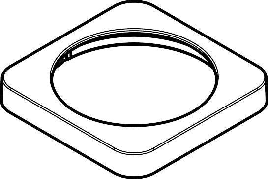 AXOR Massaud Absperrventil Chrom – Hansgrohe Ersatzteil für Brausestange 22 mm