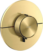 HighFlow, Unterputz, rund brushed brass