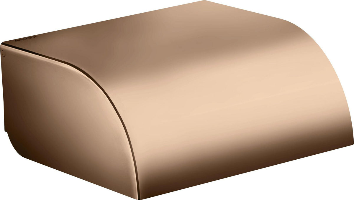 AXOR Universal Circular WC-Papierhalter mit Deckel, mattweiß, Wandmontage