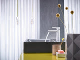 HANSGROHE Talis E Einhebel-Waschtischmischer 110 mit Ablaufgarnitur, chrom – ComfortZone, 5 l/min
