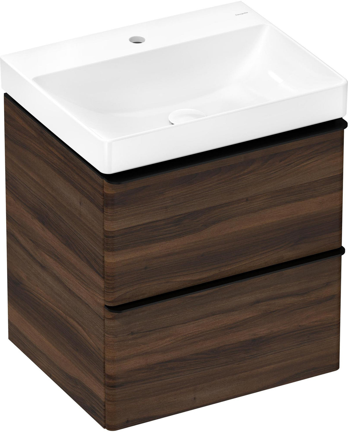 HANSGROHE Xelu Q Waschtischunterschrank 580 mm weiß hochglanz mit SoftClose