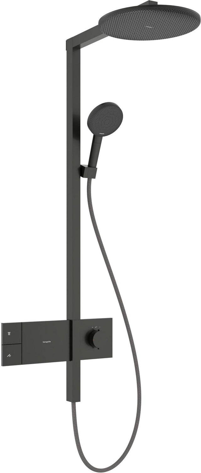 HANSGROHE Raindance Alive S 300 1jet Duschsystem mit Thermostat ShowerSelect Comfort E – Schwarz