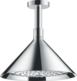 AXOR Kopfbrause 240 2jet von Hansgrohe – Chrom, Deckenmontage, Rain & RainAir