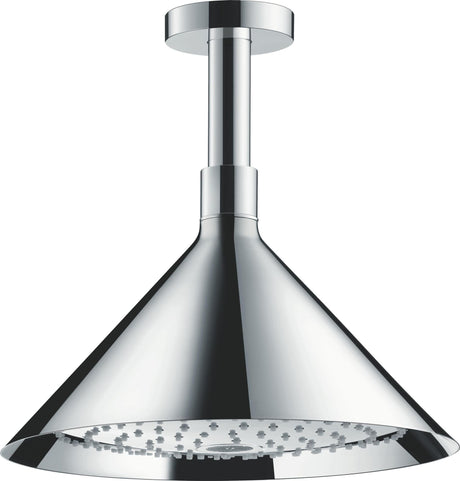 AXOR Kopfbrause 240 2jet von Hansgrohe – Chrom, Deckenmontage, Rain & RainAir