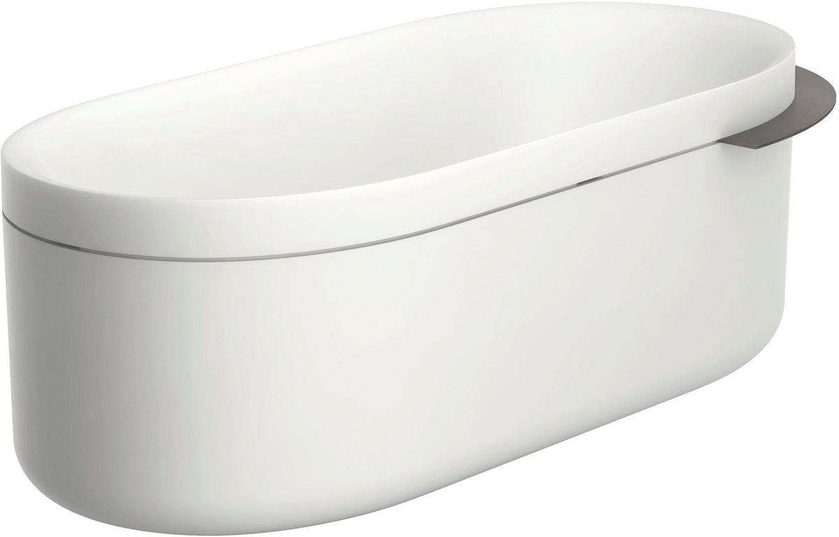 AXOR Suite Badewanne 1900 x 850 mm freistehend oval – SolidSurface, matt, 2 Personen