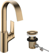 HANSGROHE Vivenis 210 Einhebel-Waschtischmischer mit Zugstangen-Ablaufgarnitur, chrom