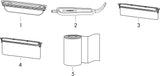 HANSGROHE RainDrain Minimalistic Duschrinne 700 mm chrom, befliesbar, Dryphon, wandangebunden