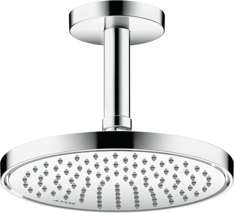 AXOR Kopfbrause 220 1jet EcoSmart Chrom – Rain-Duschkopf mit Antikalk, 220 mm, für Wand- und Deckenmontage