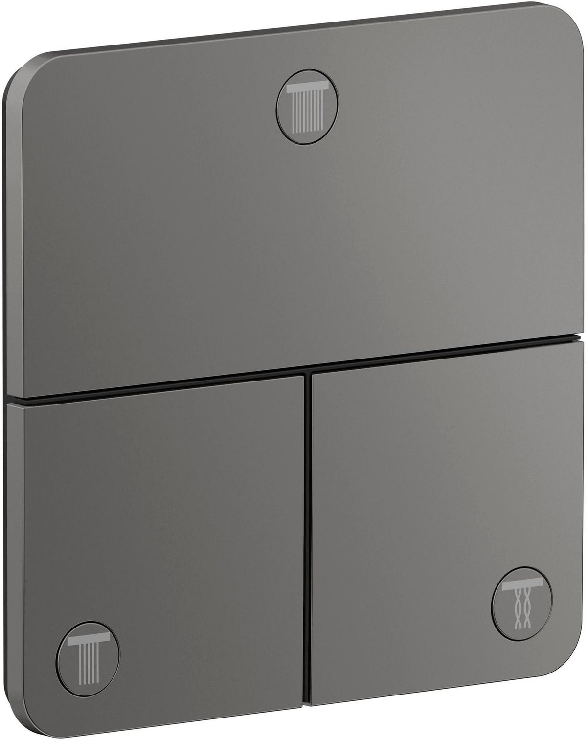 AXOR ShowerSelect ID Fertigmontageset Unterputz softsquare 3 Verbraucher Chrom – Select-Tasten