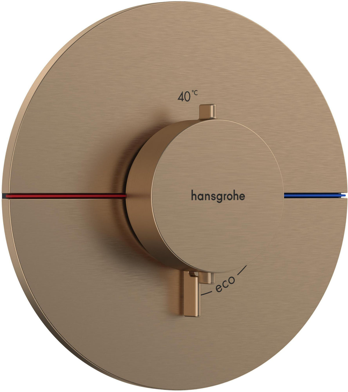 HANSGROHE ShowerSelect Comfort S Thermostat Fertigmontageset Unterputz Chrom – 1 Verbraucher, Stop-Funktion