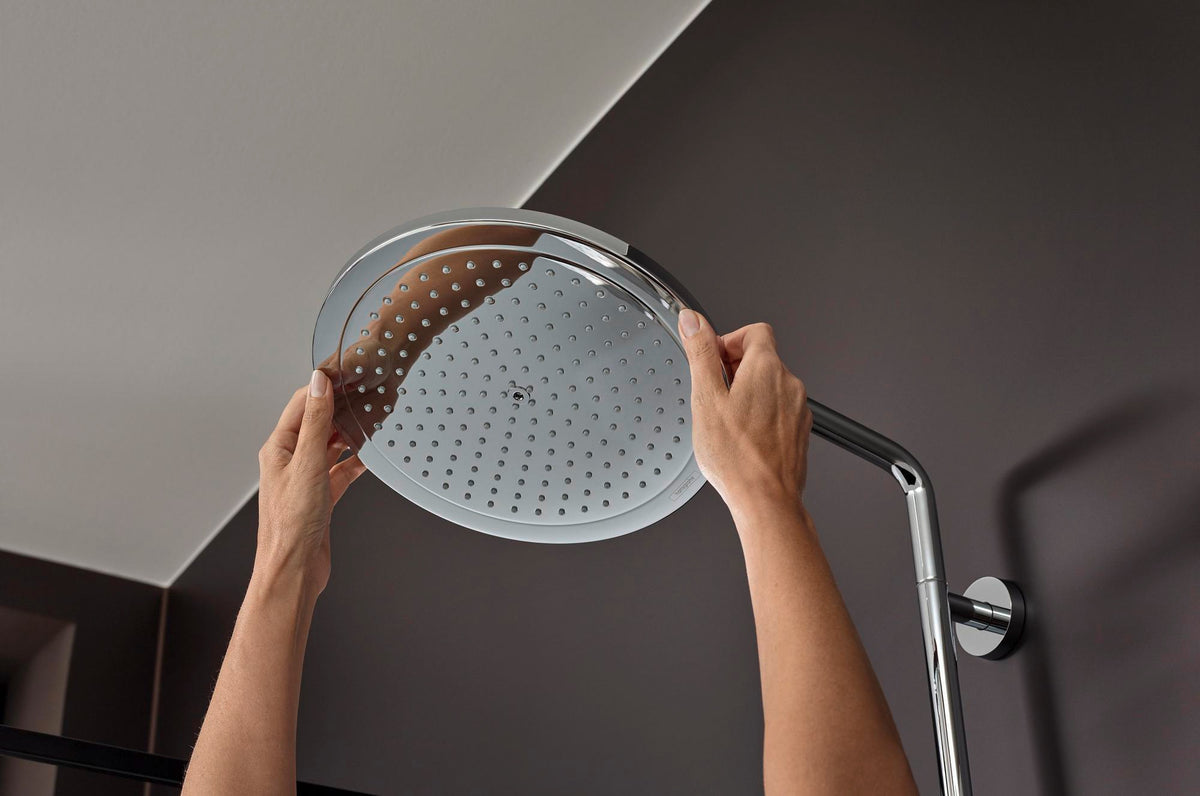 HANSGROHE Showerpipe Croma Select 280 Air mit Thermostat – Chrom, 1 Strahl, 280 mm Kopfbrause