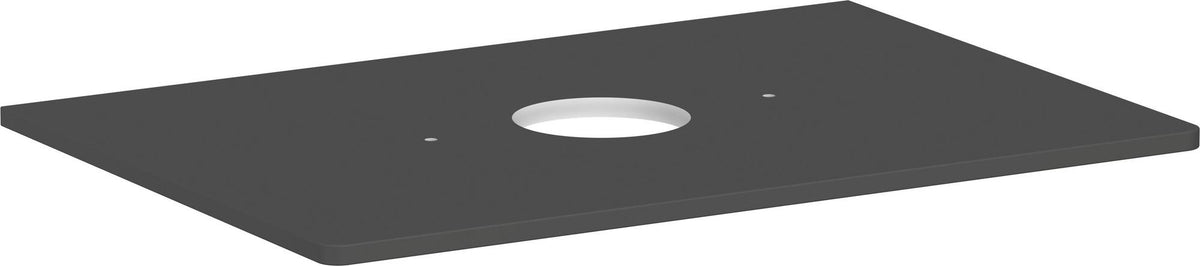 HANSGROHE Xelu Q Konsole 780 mm weiß hochglanz mit mittigem Ausschnitt
