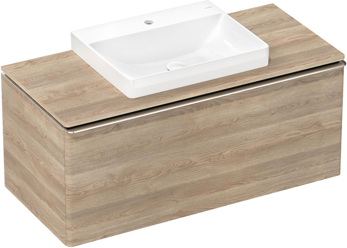 HANSGROHE Waschtischunterschrank Xelu Q 1180 mm weiß hochglanz mit SoftClose und Inneneinteilung