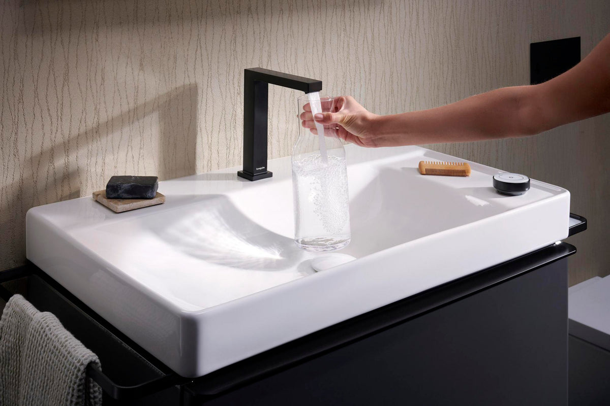 HANSGROHE Xelu Q Waschtischunterschrank 780 mm weiß hochglanz mit 2 Schubkästen