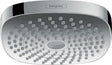 HANSGROHE Kopfbrause Croma Select E 180 2jet EcoSmart 9 l/min Chrom – Rain & IntenseRain
