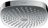 HANSGROHE Kopfbrause Croma Select E 180 2jet EcoSmart 9 l/min Chrom – Rain & IntenseRain