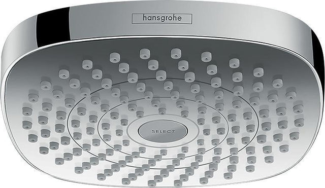 HANSGROHE Kopfbrause Croma Select E 180 2jet EcoSmart 9 l/min Chrom – Rain & IntenseRain