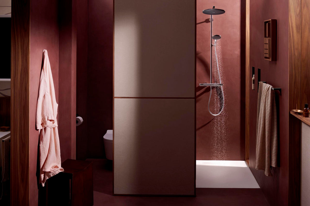 HANSGROHE XtraStoris Minimalistic Wandnische rahmenlos mattschwarz 300x150x100 mm