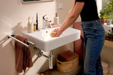 HANSGROHE Rebris S Einhebel-Waschtischmischer 110 mit Zugstangen-Ablaufgarnitur chrom